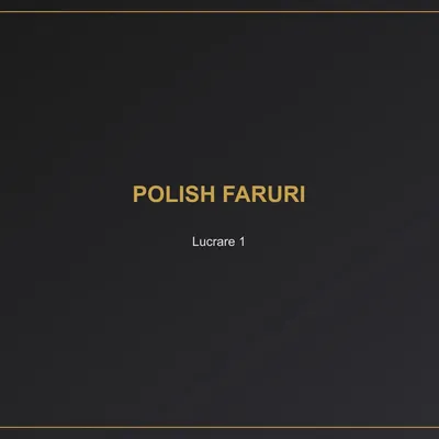 Polish faruri Tecuci — lucrare din galerie