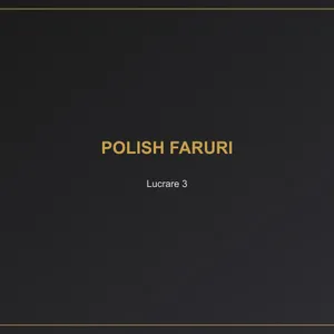 Polish faruri Tecuci — lucrare