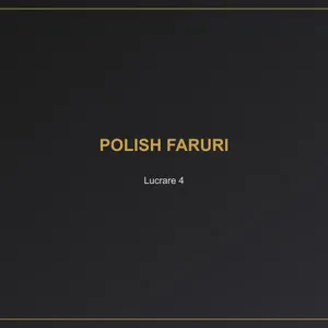 Polish faruri Tecuci — lucrare